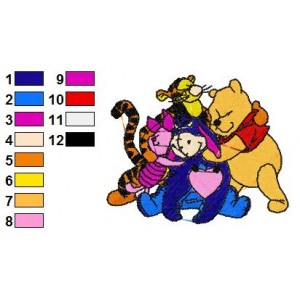 Winnie The Pooh Embroidery 20